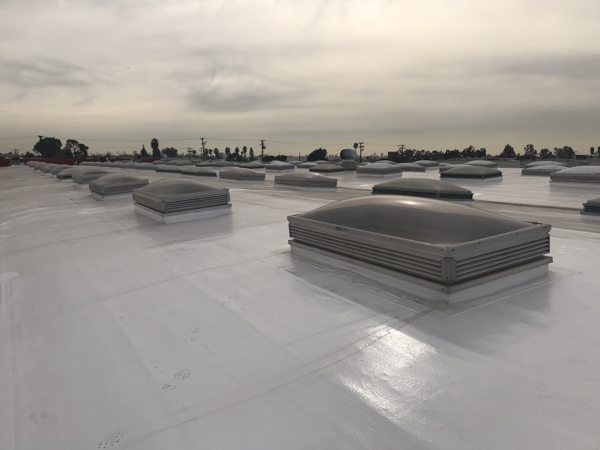 polyglass silicone membrane installation