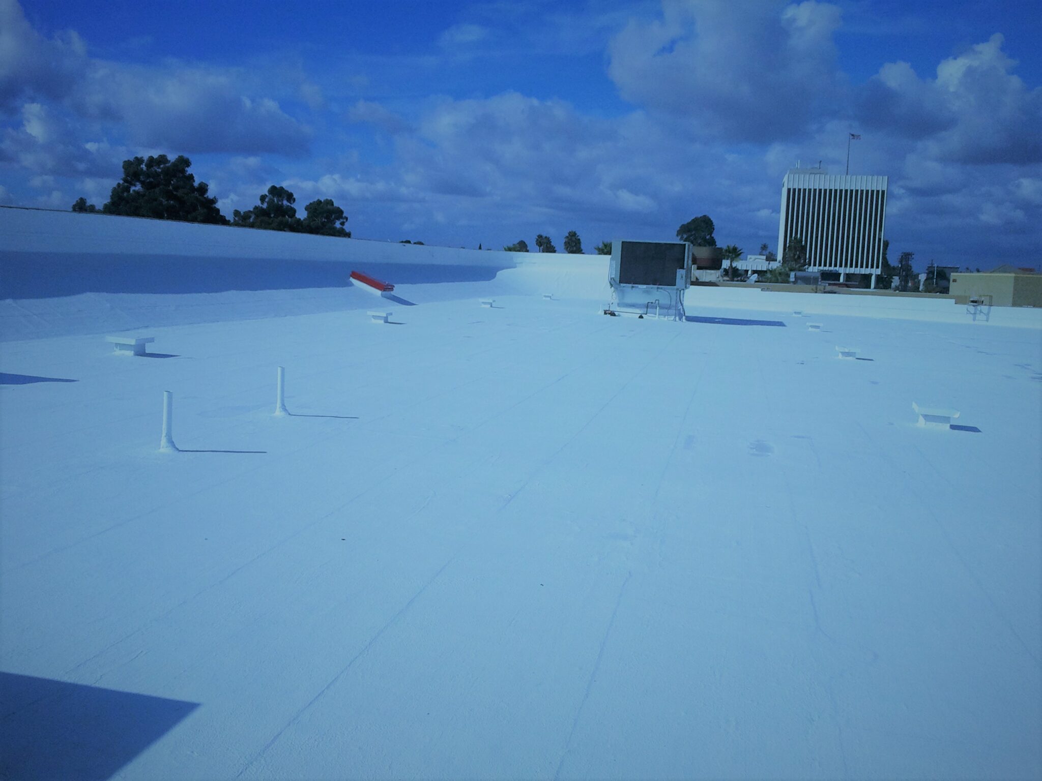 polyglass silicone membrane leak proof installation