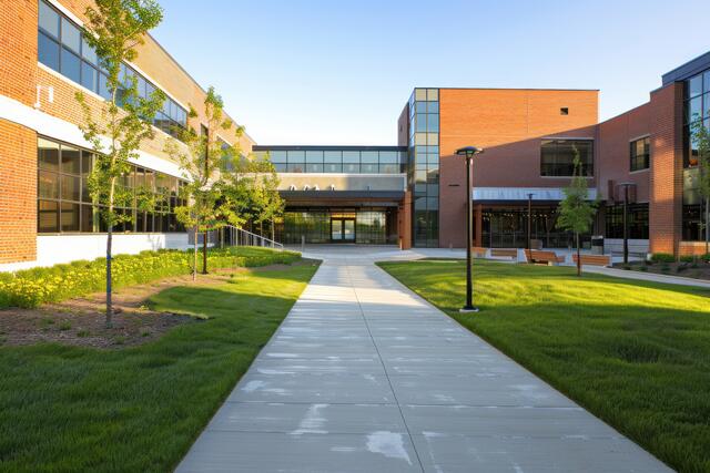 Institutional roofing using polyglass roofing membrane